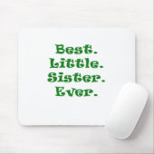 Beste kleine Schwester überhaupt Mousepad (Mit Mouse)