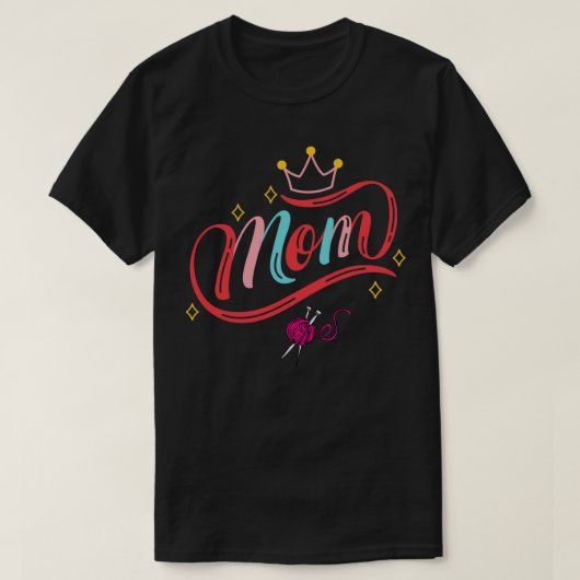 Beste Knetmaschine Mama Immer lustiges Design Knit T-Shirt (Design vorne)
