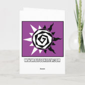 Beste Knospen-Gruß-Karte Dankeskarte (Rückseite)