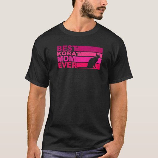 Beste Korat-Katzenmutter überhaupt T-Shirt (Vorderseite)