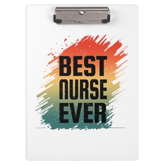 BESTE KRANKENSCHWESTER ALLE ZEITEN KLEMMBRETT (Vorderseite)