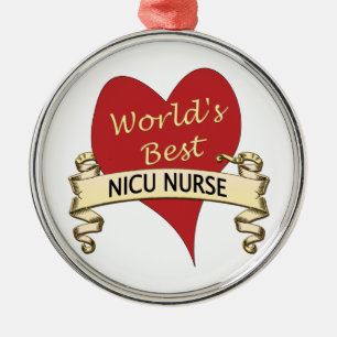 Beste Krankenschwester das NICU der Welt Ornament Aus Metall