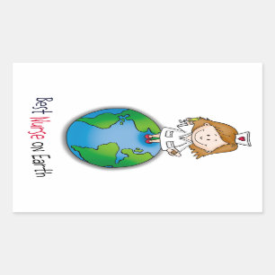 Beste Krankenschwester der Welt - Krankenpflege -  Rechteckiger Aufkleber