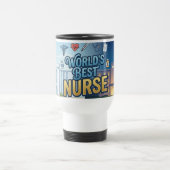 Beste Krankenschwester der Welt Reisebecher (Mittel)