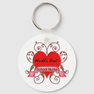 Beste Krankenschwester der Welt Schul Schlüsselanhänger