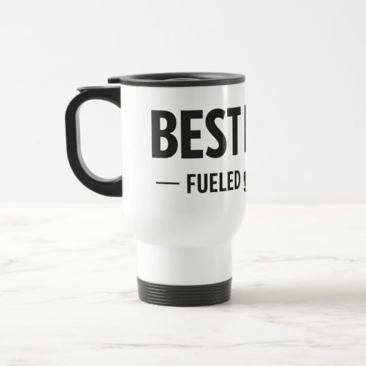 Beste Krankenschwester Durch Kaffee Angetriebene R Reisebecher (Links)
