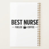 Beste Krankenschwester Durch Kaffee Unterstützt Pl Planer (Rückseite)