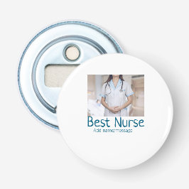 Beste Krankenschwester fügt Bildname Text ärztlich Flaschenöffner