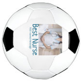 Beste Krankenschwester fügt Bildname Text ärztlich Fußball (Gedreht)