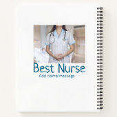Beste Krankenschwester fügt Bildname Text ärztlich Notizblock (Rückseite)