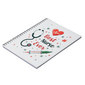 Beste Krankenschwester je - Funny Playful Design Notizblock (Linke Seite)