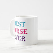 Beste Krankenschwester je Kaffeetasse (Vorderseite Links)