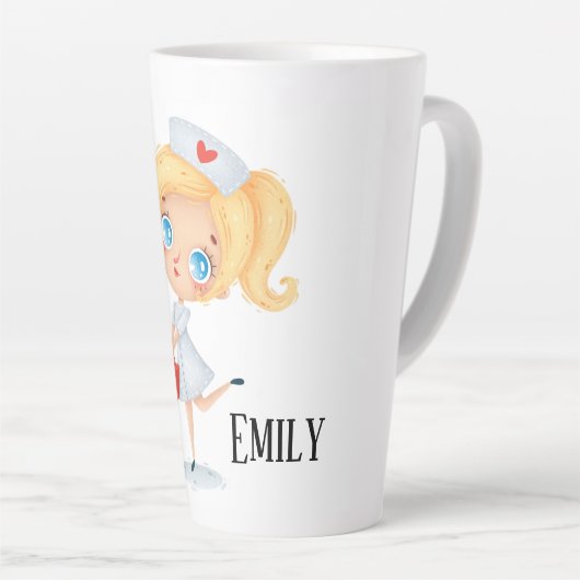 Beste Krankenschwester je Milchtasse (Rechte Ecke)