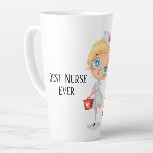 Beste Krankenschwester je Milchtasse (Linke Ecke)