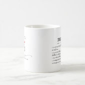 Beste Krankenschwester je | Monogram Nurse-Aufwert Kaffeetasse (Mittel)