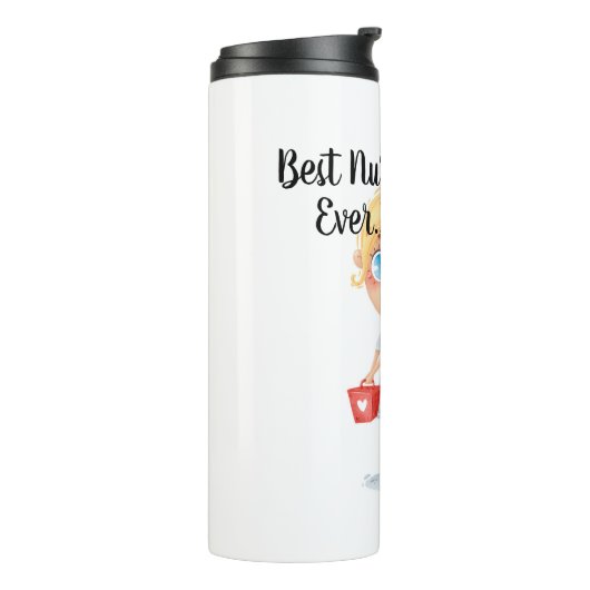 Beste Krankenschwester je Thermosbecher (Nach links gedreht)