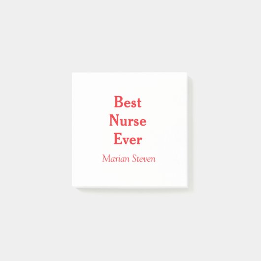 Beste Krankenschwester jemals medizinischer Fachma Post-it Klebezettel (Vorderseite)
