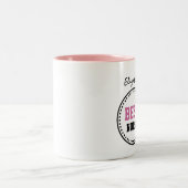 Beste Krankenschwester-moderner Zweifarbige Tasse (Mittel)