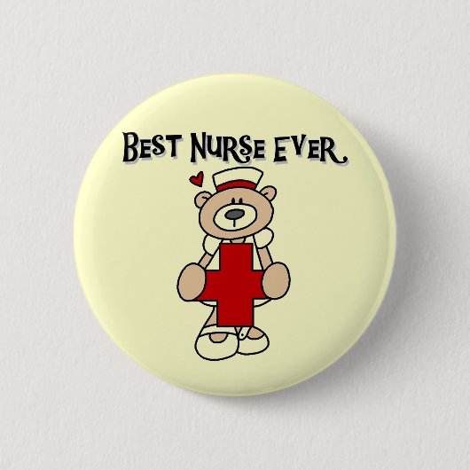 Beste Krankenschwester-überhaupt T - Shirts und Button (Vorderseite)
