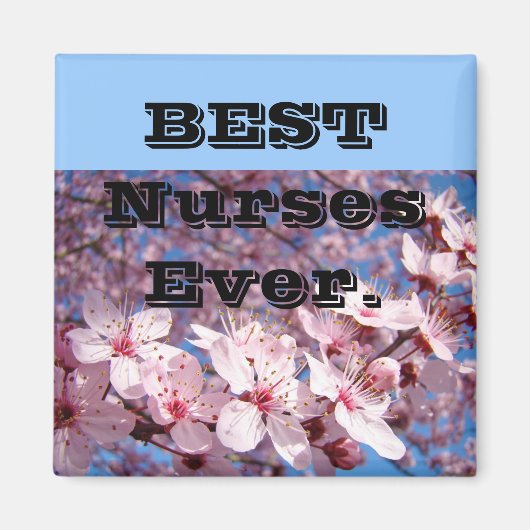 Beste Krankenschwestern je Magnete Geschenke Pfleg Magnet (Vorne)