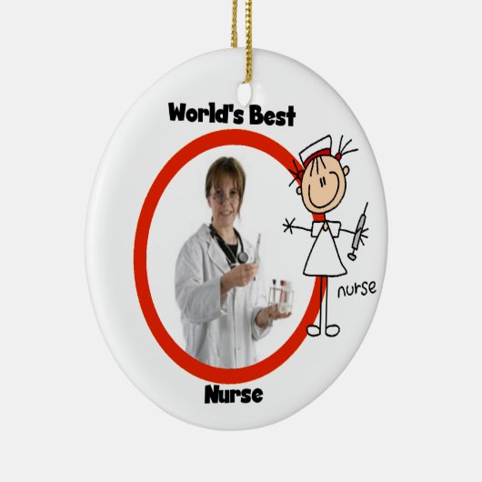 Beste Krankenschwesterverzierung der Keramikornament (Rechts)