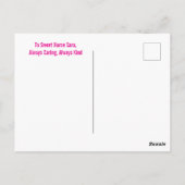 Beste Krankenversicherungskarte Postkarte (Rückseite)