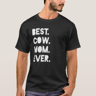 Beste Kuh-Mama je Dairy-Bauer Frauen weiß T-Shirt