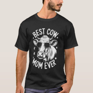 Beste Kuh-Mutter überhaupt Lustige Kuh T-Shirt