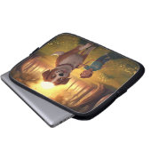 Beste Kumpels Laptopschutzhülle (Vorne Knopf)