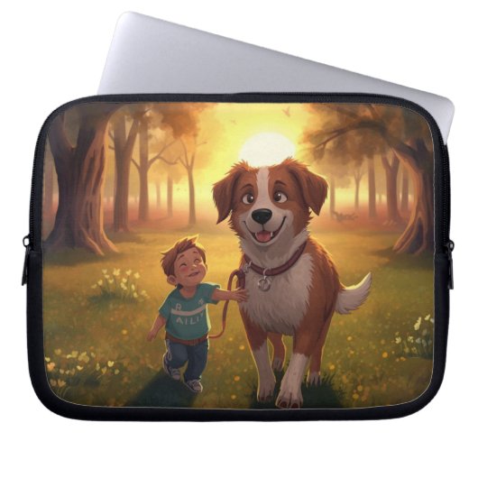 Beste Kumpels Laptopschutzhülle (Vorderseite)