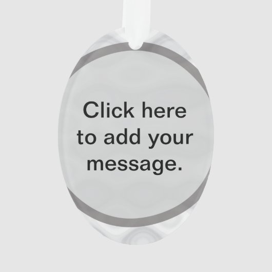 Beste kundengerechte Geschenk-Schablone Ornament (Rückseite)