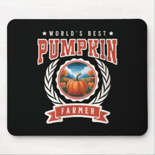 Beste Kürbisfarmerin der Welt Herbst Kürbis P Mousepad