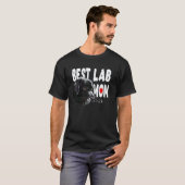 Beste Lab-Mama Schwarzer Labrador Retriever Mutter T-Shirt (Vorne ganz)