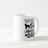 Beste Labradoodle Vater-Tasse Kaffeetasse (VorderseiteRechts)
