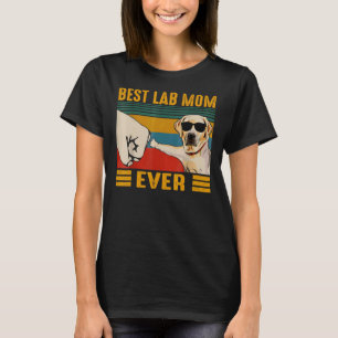 Beste Labrador Mama je Hund Vintag T-Shirt