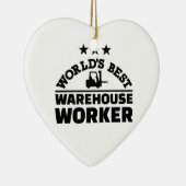 Beste Lagerarbeitskraft der Welt Keramikornament (Rechts)