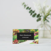 Beste Landschaftsgärtnerei Visitenkarte (Stehend Vorderseite)