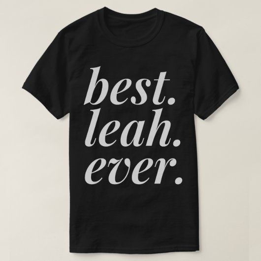 Beste Leah je Name Personalisierte Girl-BESTE FREU T-Shirt (Design vorne)
