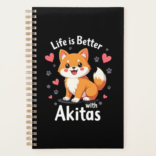 Beste Leben mit Akita Tank Top Planer (Vorderseite)