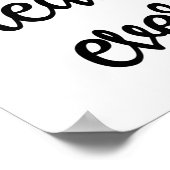 Beste Lehrer für Typografie Poster (Ecke)