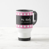 Beste Lehrer-überhaupt kundenspezifische Reisebecher (VorderseiteRechts)