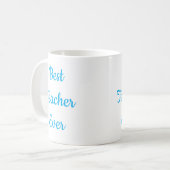 Beste Lehrerin Aller Zeiten Kaffeetasse (Vorderseite Links)