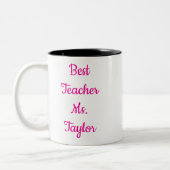 Beste Lehrerin Aller Zeiten Kaffeetasse (Links)