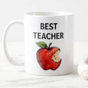 BESTE LEHRERIN Apple-Educator-Geschenk Kaffeetasse