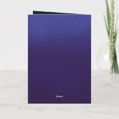 Beste Lehrerin Blumengruß Karte (Rückseite)