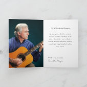 Beste Lehrerin Blumengruß Karte (Innenseite)