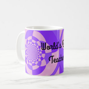 Beste Lehrerin der Welt Fractal Design Kaffeetasse