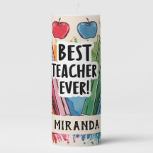 Beste Lehrerin Ever individuelle Name Äpfel/Stifte