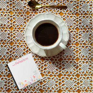 Beste Lehrerin Florale Aquarell-Gänseblümchen Notizblock