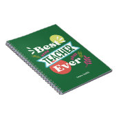 Beste Lehrerin für moderne, handgeschriebene Noteb Notizblock (Rechte Seite)